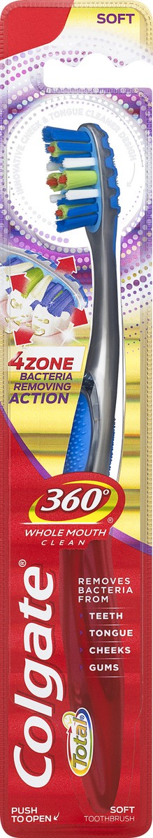 slide 2 of 3, Colgate 360° Advanced 4 Zone Toothbrush, Soft, 4 oz