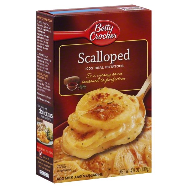 slide 1 of 1, Betty Crocker Scalloped Potatoes, 4.7 oz