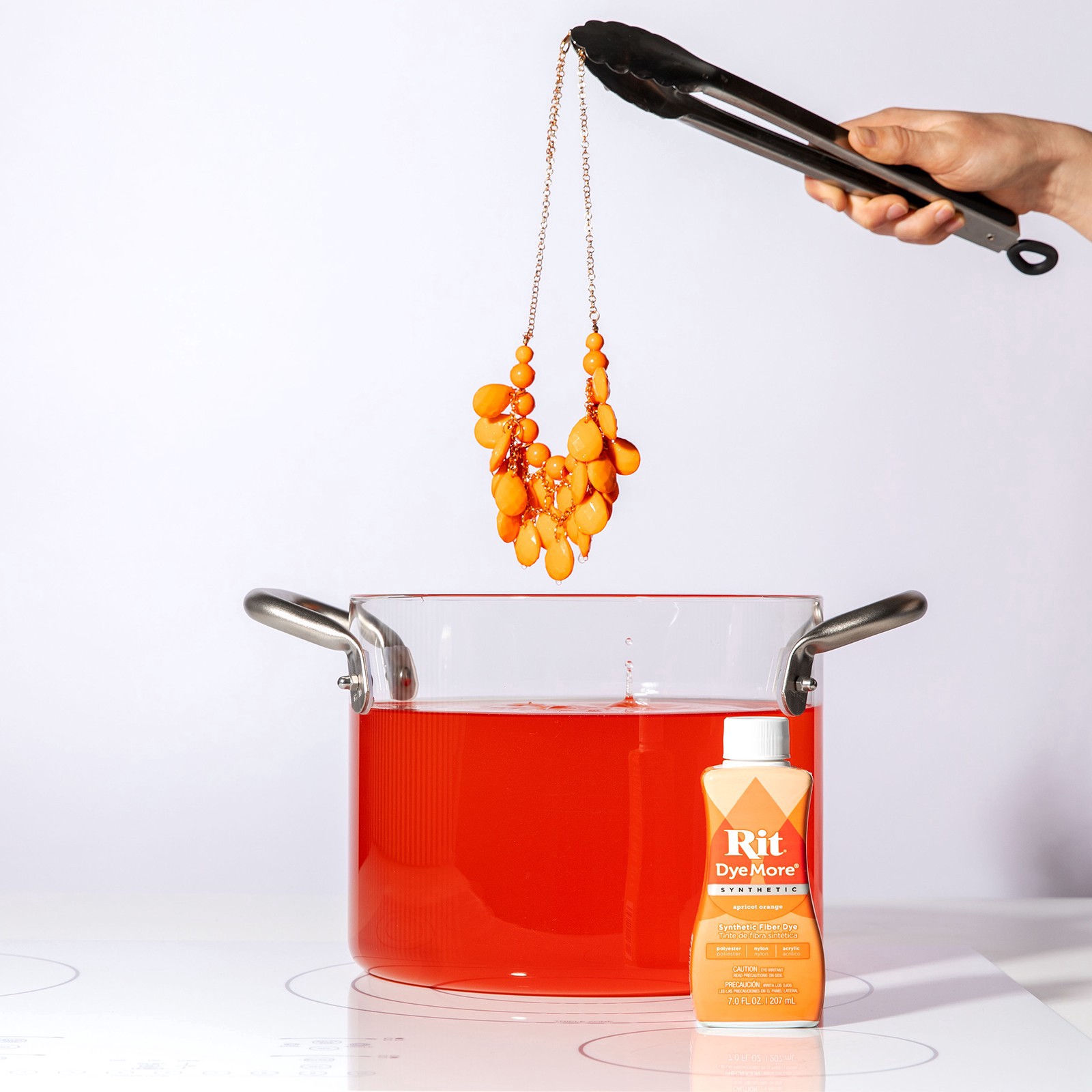 slide 5 of 5, Rit DyeMore Apricot Orange Synthetic Fiber Dye 7 oz, 7 oz