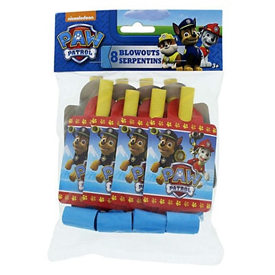 slide 1 of 1, Unique Paw Patrol Blowout, 8 ct