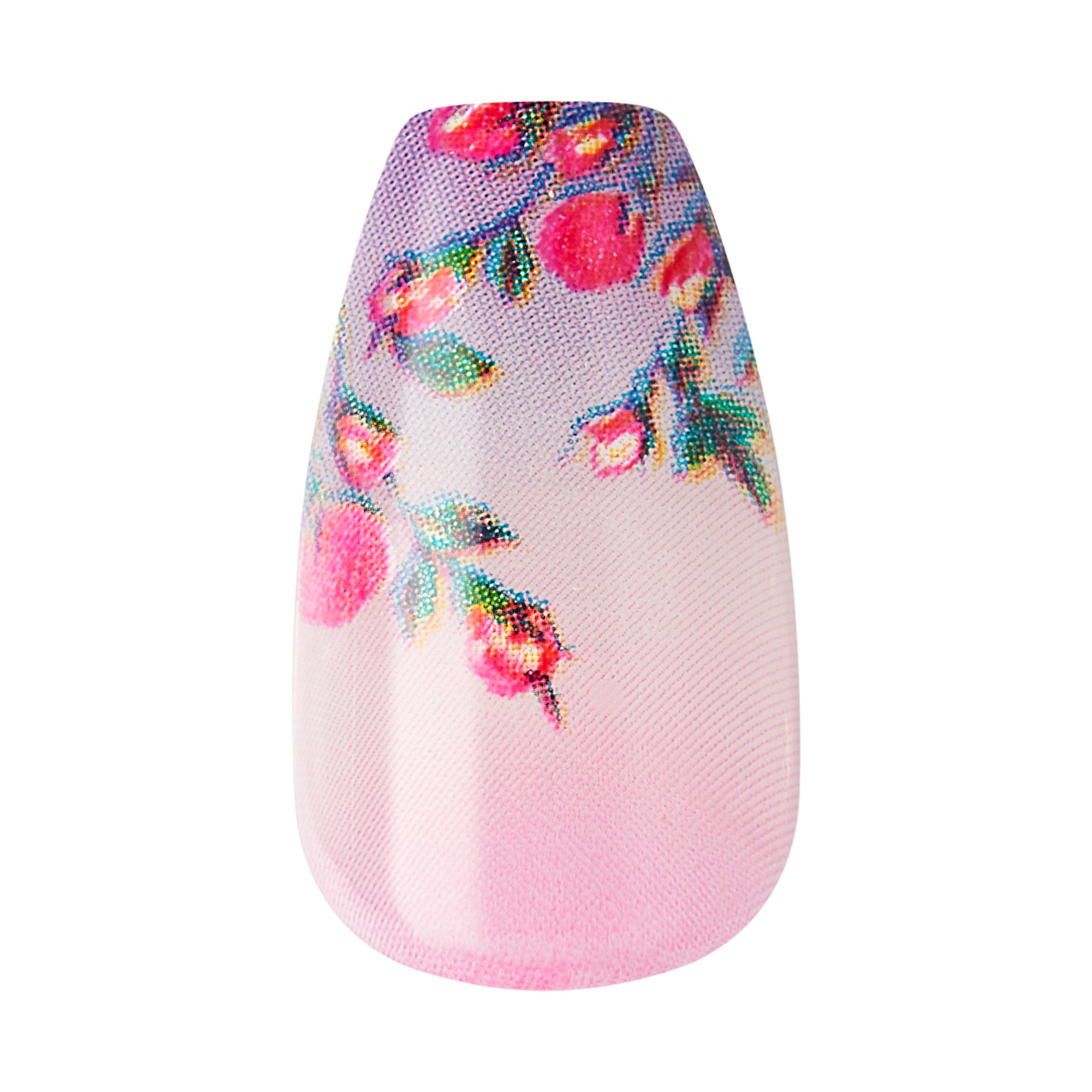 slide 5 of 5, imPRESS LoveShackFancy x imPRESS Limited Edition Medium Coffin Press-On Nails, Purple, 30 Pieces, 1 ct