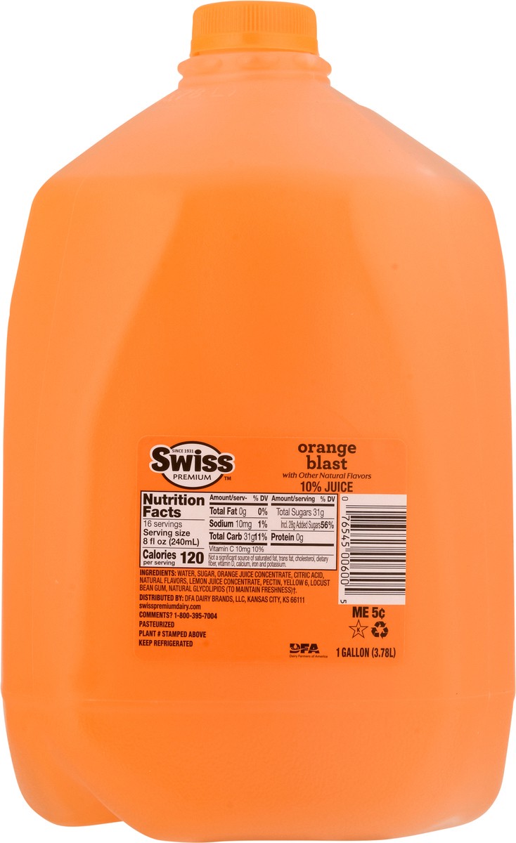 slide 3 of 13, Swiss Premium Orange Blast Fruit Drink - 1 gal, 1 gal