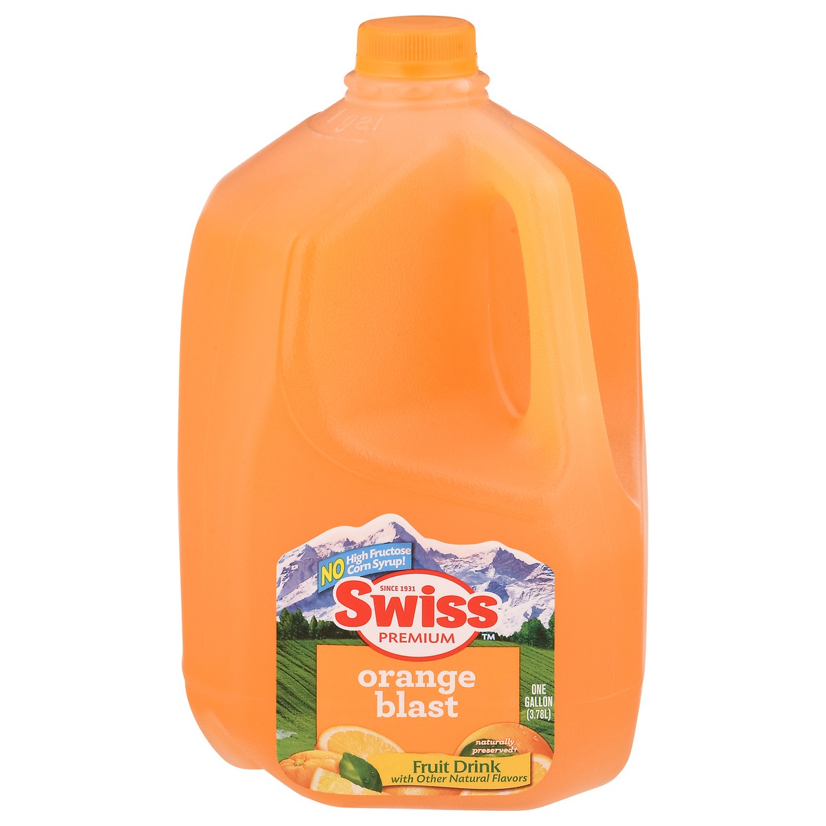 slide 1 of 13, Swiss Premium Orange Blast Fruit Drink - 1 gal, 1 gal