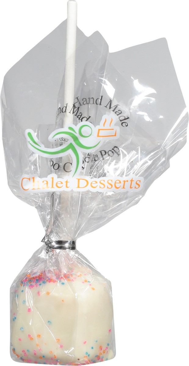 slide 12 of 13, Chalet Desserts Vanilla Cake Pop 2.1 oz, 2.1 oz