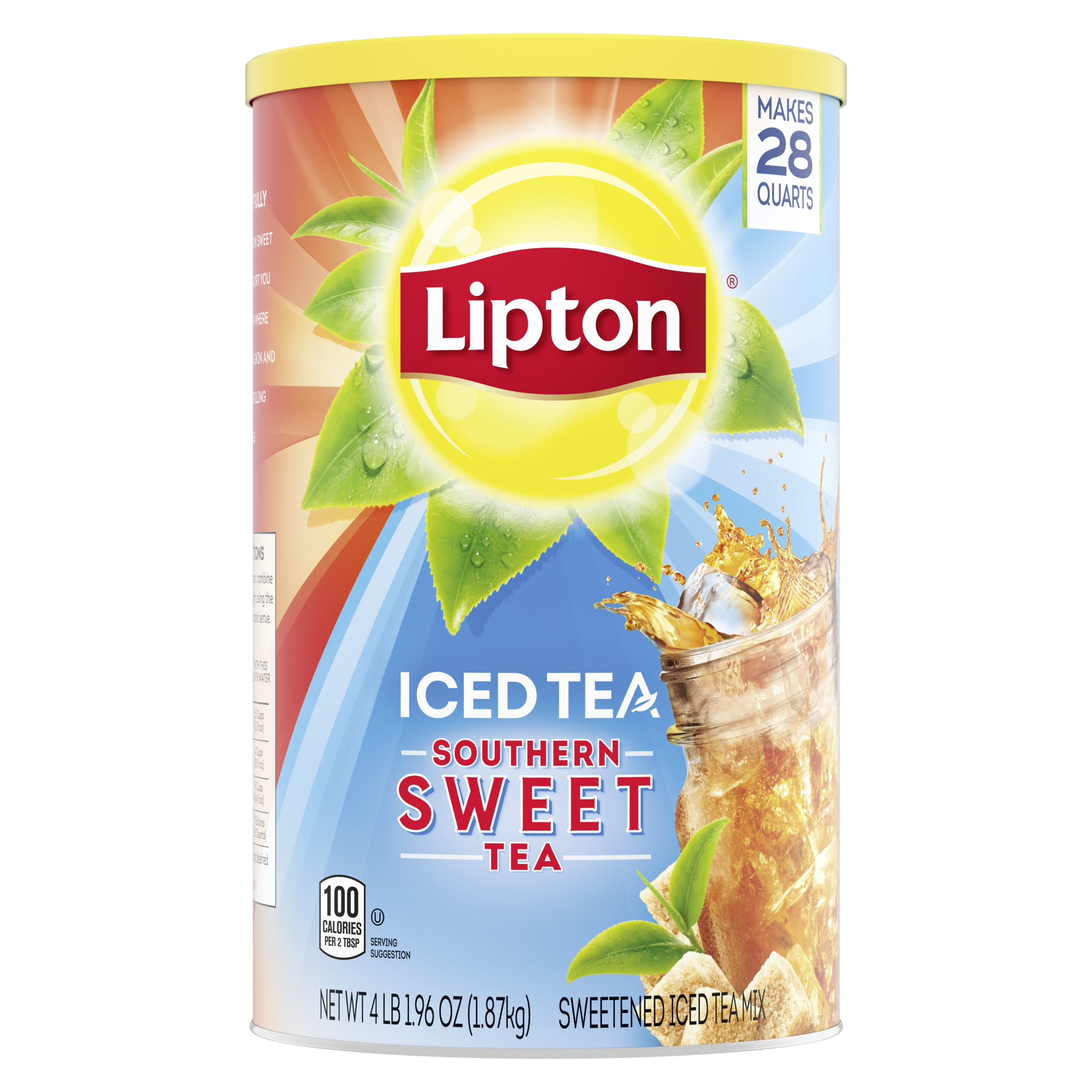 slide 4 of 4, Lipton Iced Tea Mix Southern Sweet Tea- 28 qt, 28 qt