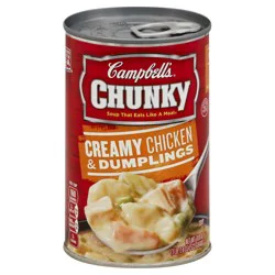 Campbell's Chunky Soup, Creamy Chicken and Dumplings Soup, 18.8 oz
