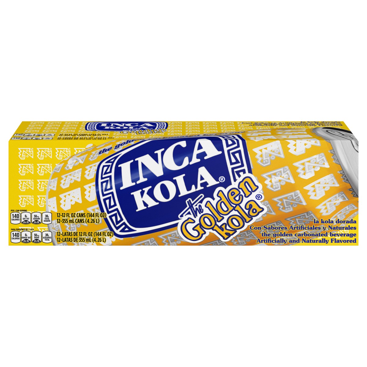 slide 1 of 5, Inca Kola Fridge Pack Cans, 12 fl oz, 12 Pack, 12 ct