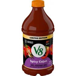 V8 Spicy Cajun 100% Vegetable Juice, 46 fl oz