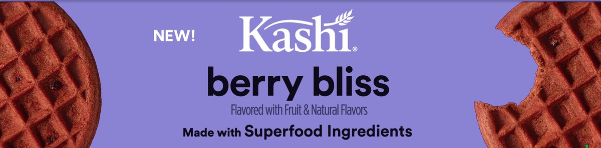 slide 7 of 10, Kashi Frozen Waffles Berry Bliss, 8 oz, 6 Count, 8 oz