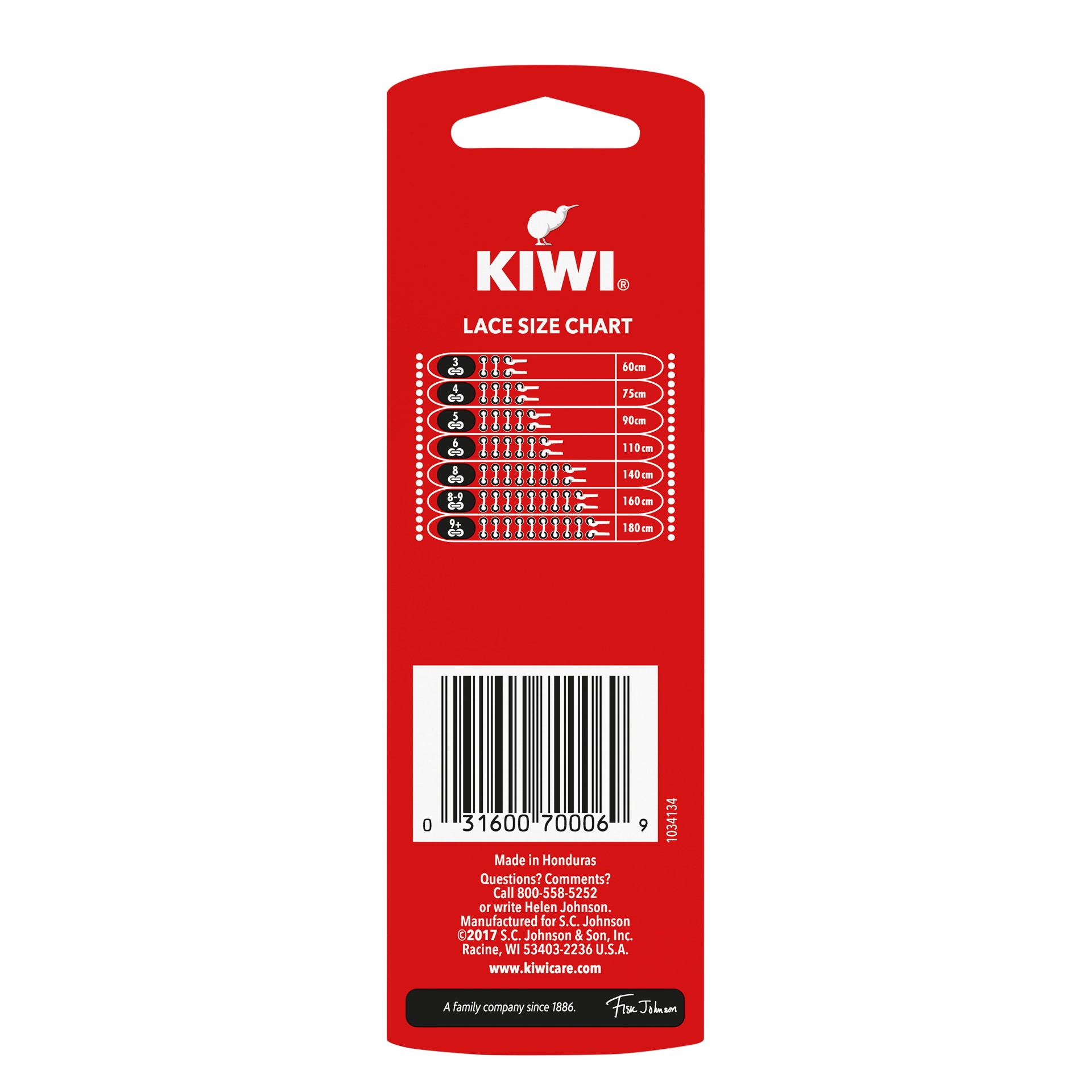 slide 3 of 4, KIWI Flat Laces, Red, 45 in, 1 pair, 1 ct