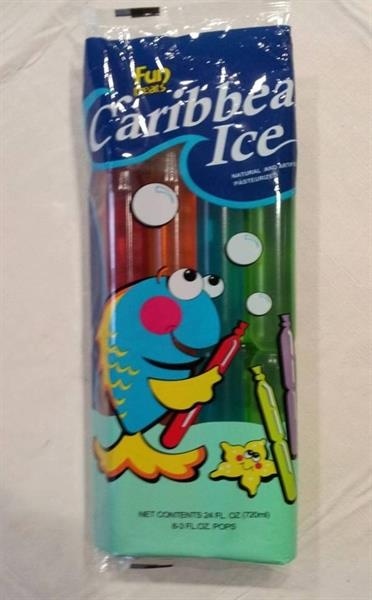 slide 1 of 1, Fun Treats Caribbean Ice Pops, 24 oz