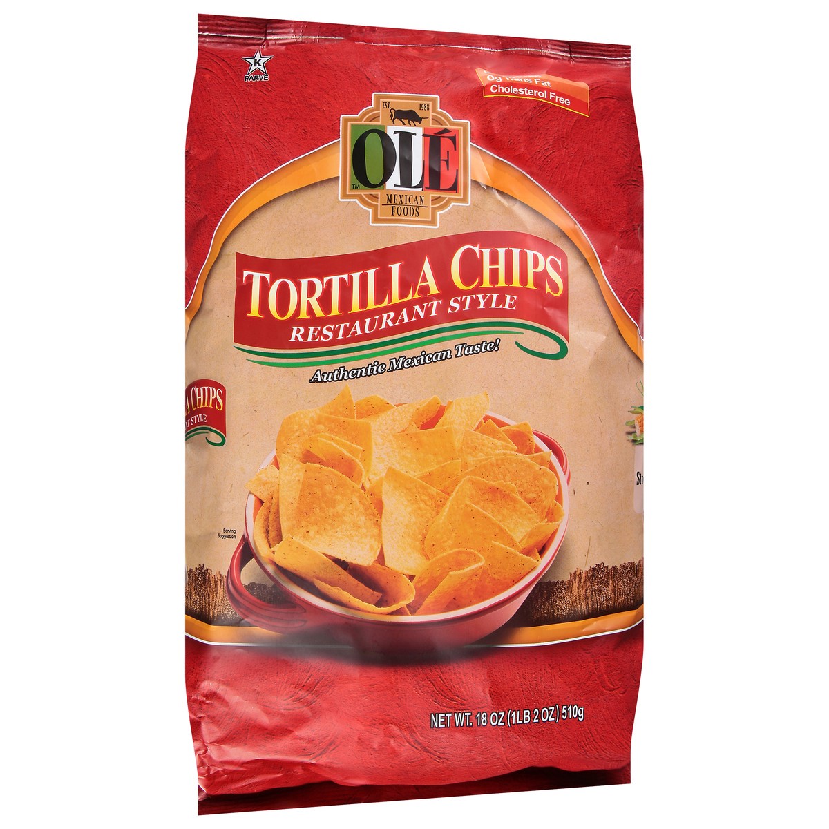 slide 5 of 9, Olé Mexican Foods Restaurant Style Tortilla Chips 18 oz, 18 oz