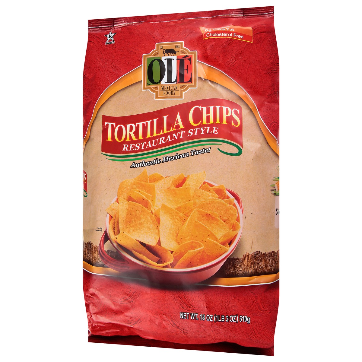 slide 2 of 9, Olé Mexican Foods Restaurant Style Tortilla Chips 18 oz, 18 oz