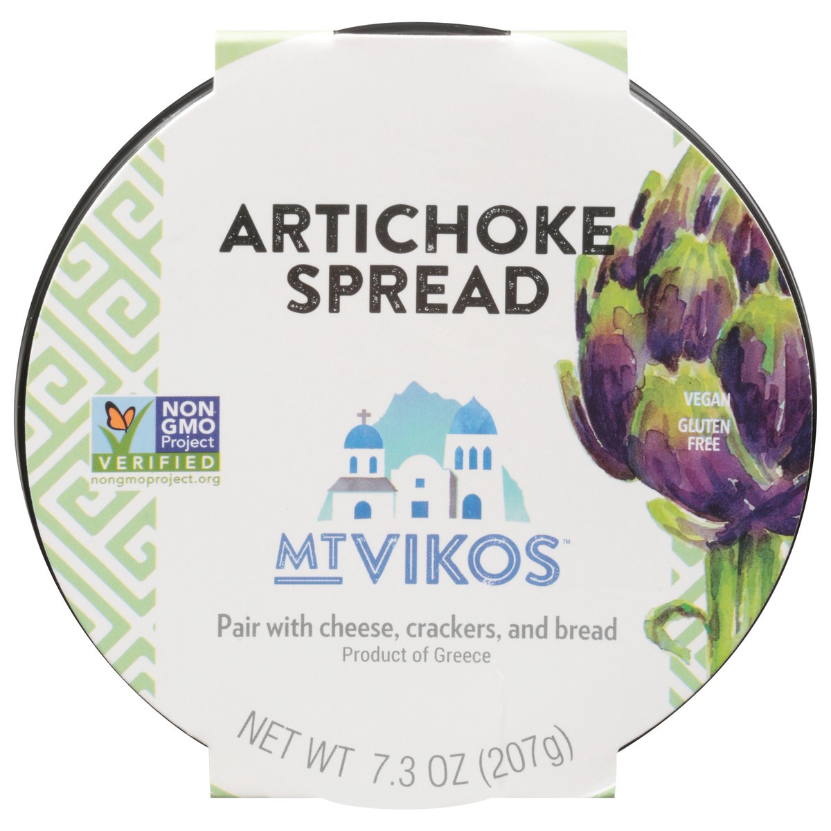 slide 1 of 9, Mt Vikos Artichoke Gourmet Spread 7.3 oz, 7.3 oz