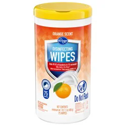 Kroger Orange Scent Disinfecting Wipes