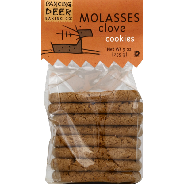 slide 1 of 3, Dancing Deer Baking Co. Molasses Clove Cookies, 9 oz