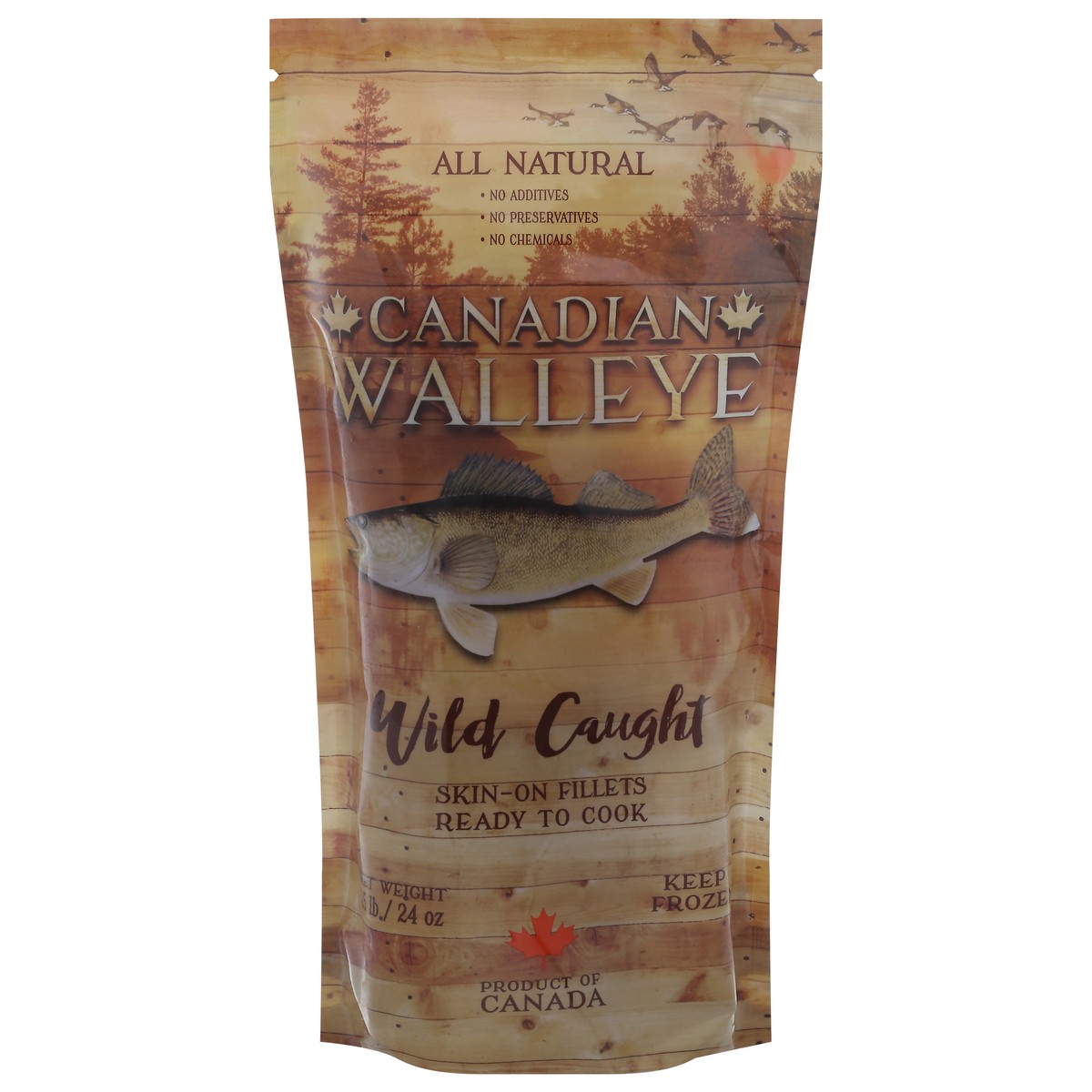 slide 8 of 13, Wild Canadian Walleye Fillets, 24 oz