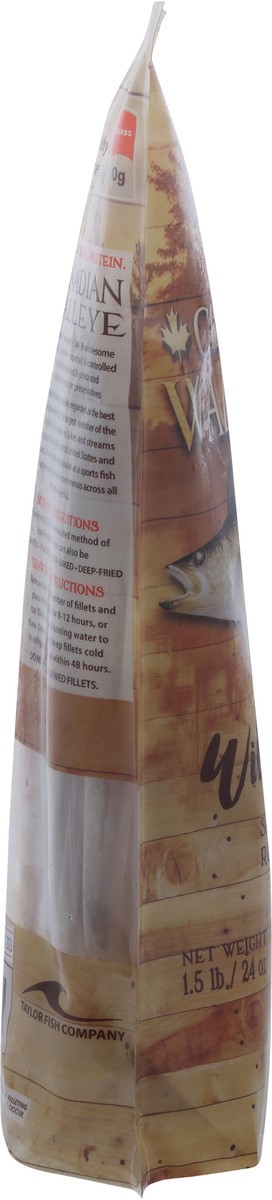 slide 5 of 13, Wild Canadian Walleye Fillets, 24 oz