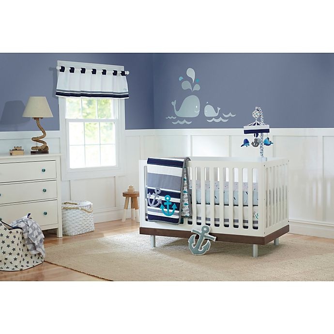 slide 1 of 1, Just Born High Seas Bedding Collection Crib Set, 3 ct