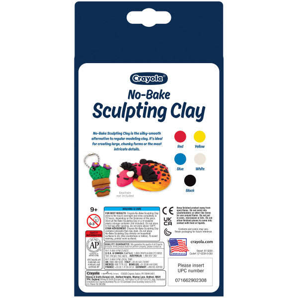 slide 2 of 2, Crayola Sculpting Clay, Assorted Colors, 5 Count, 1 ct
