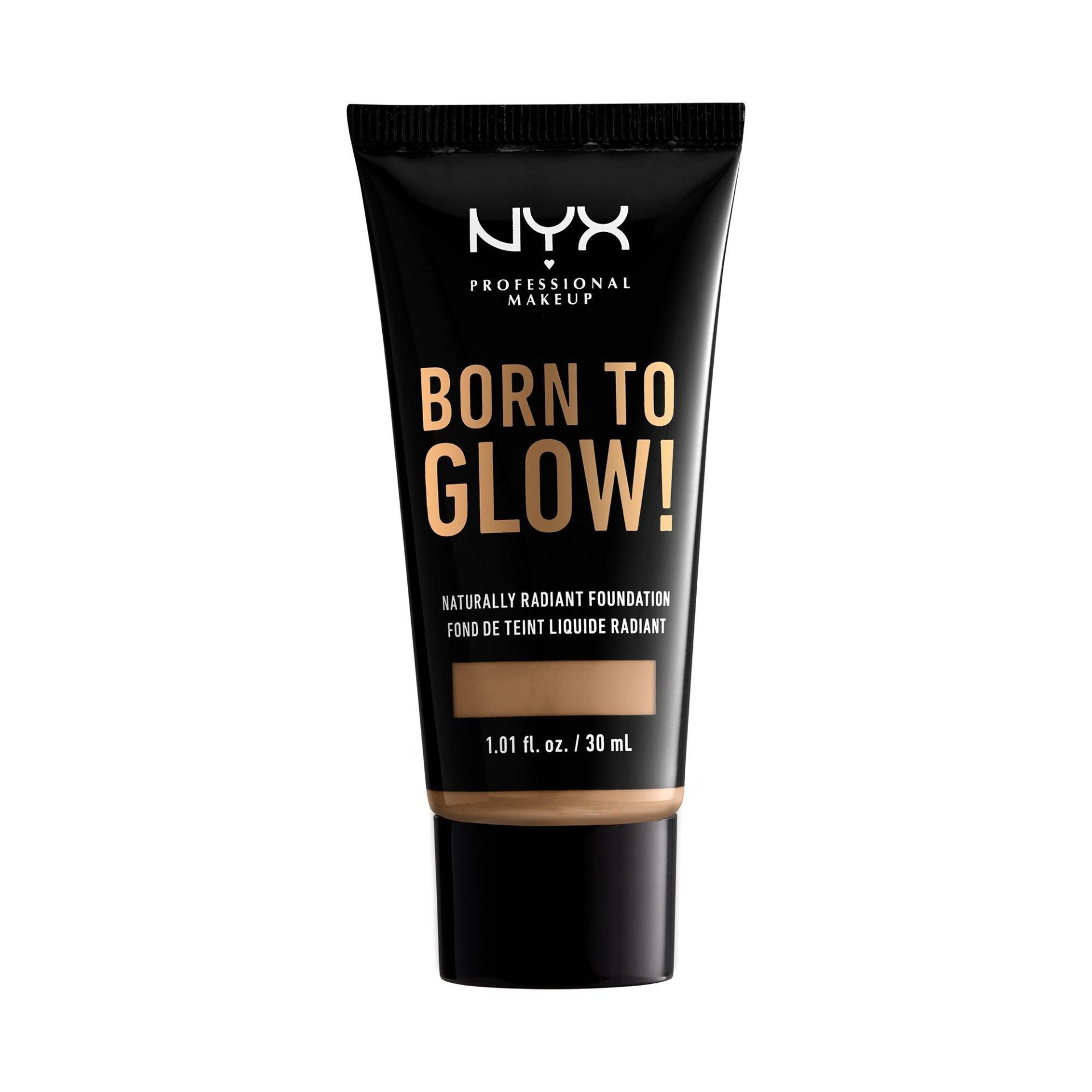 slide 1 of 1, NYX Professional Makeup Born To Glow Radiant Foundation Caramel, 1 ct