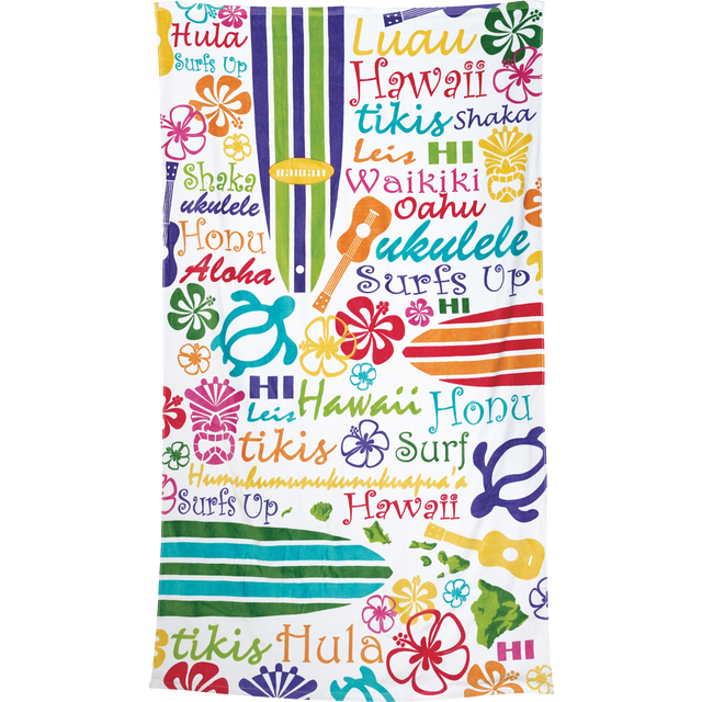 slide 1 of 1, Islander Group Beach Towel 40x70 Words Of Hi - EA, 1 ct