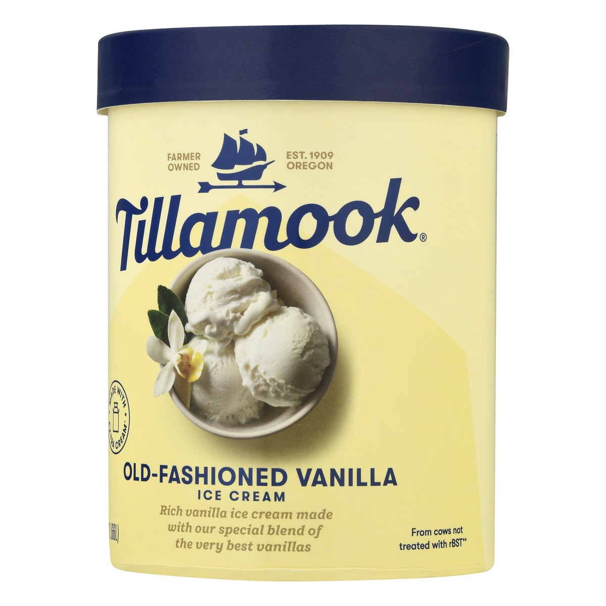 slide 5 of 9, Tillamook Old-Fashioned Vanilla Ice Cream 1.75 qt, 1.75 qt