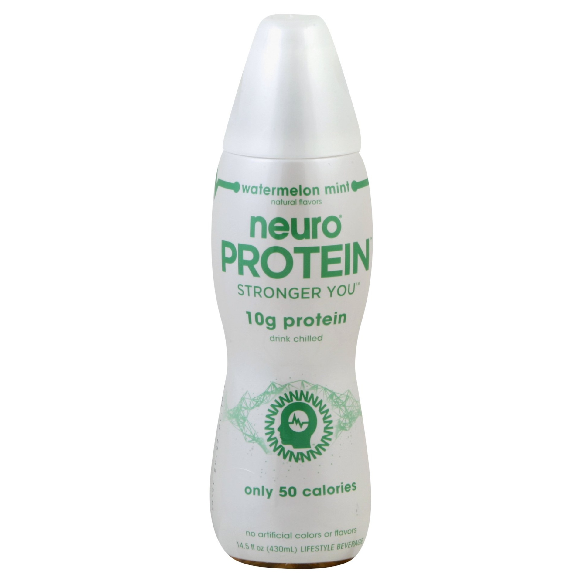 slide 1 of 1, Neuro Protein Stronger You Watermelon Mint, 14.5 fl oz