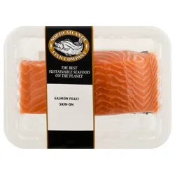 North Atlantic Fish Company Skin-On Salmon Fillet, 1 pc
