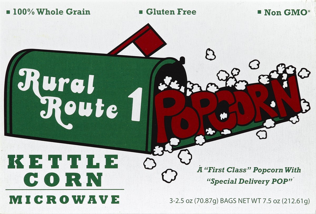 slide 1 of 5, Rural Route 1 Popcorn 3 ea, 3 ct
