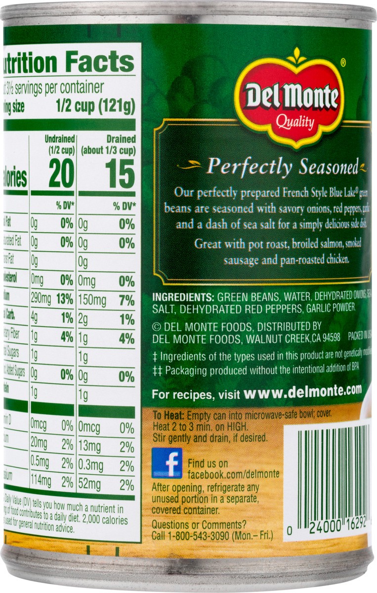 slide 4 of 11, Del Monte French Style Green Beans 14.5 oz, 14.5 oz