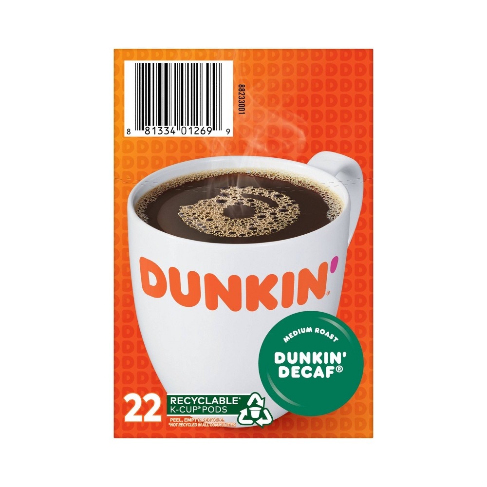 Dunkin' Decaf Medium Roast Coffee KCup Pods 22 ct Shipt