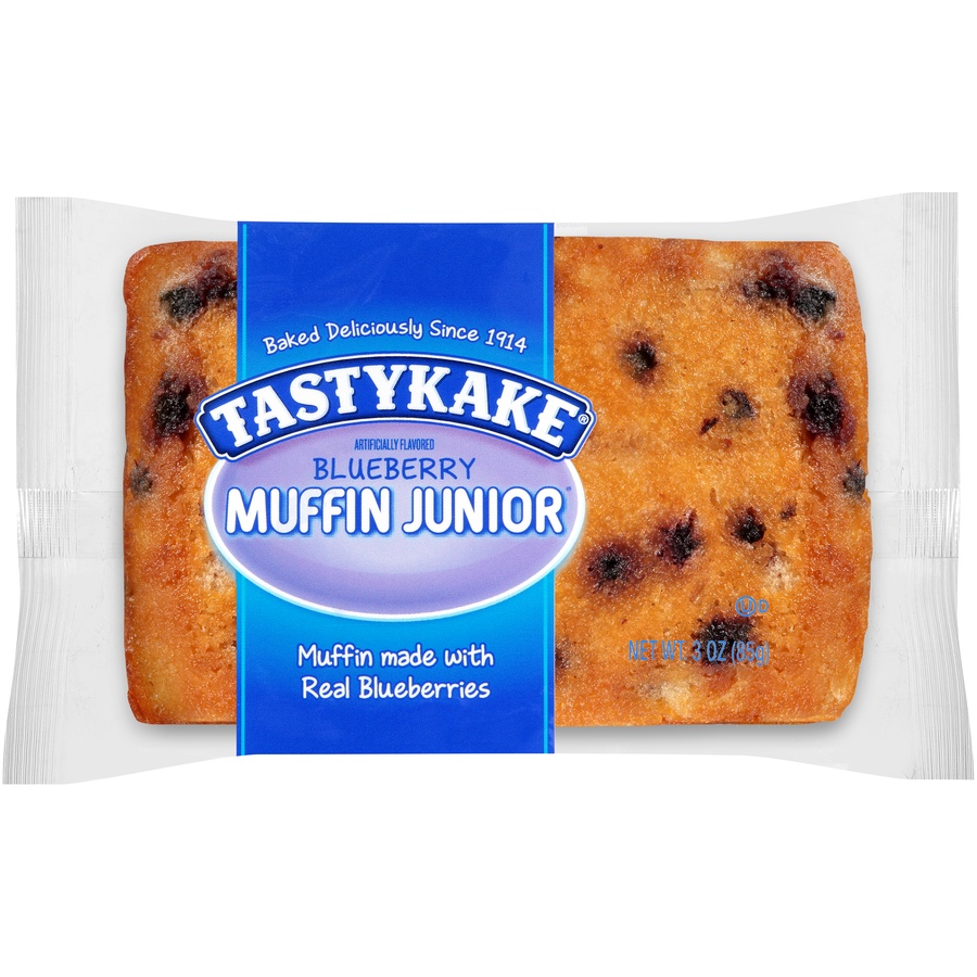 slide 1 of 6, Tastykake Blueberry Muffin Junior, 3 oz