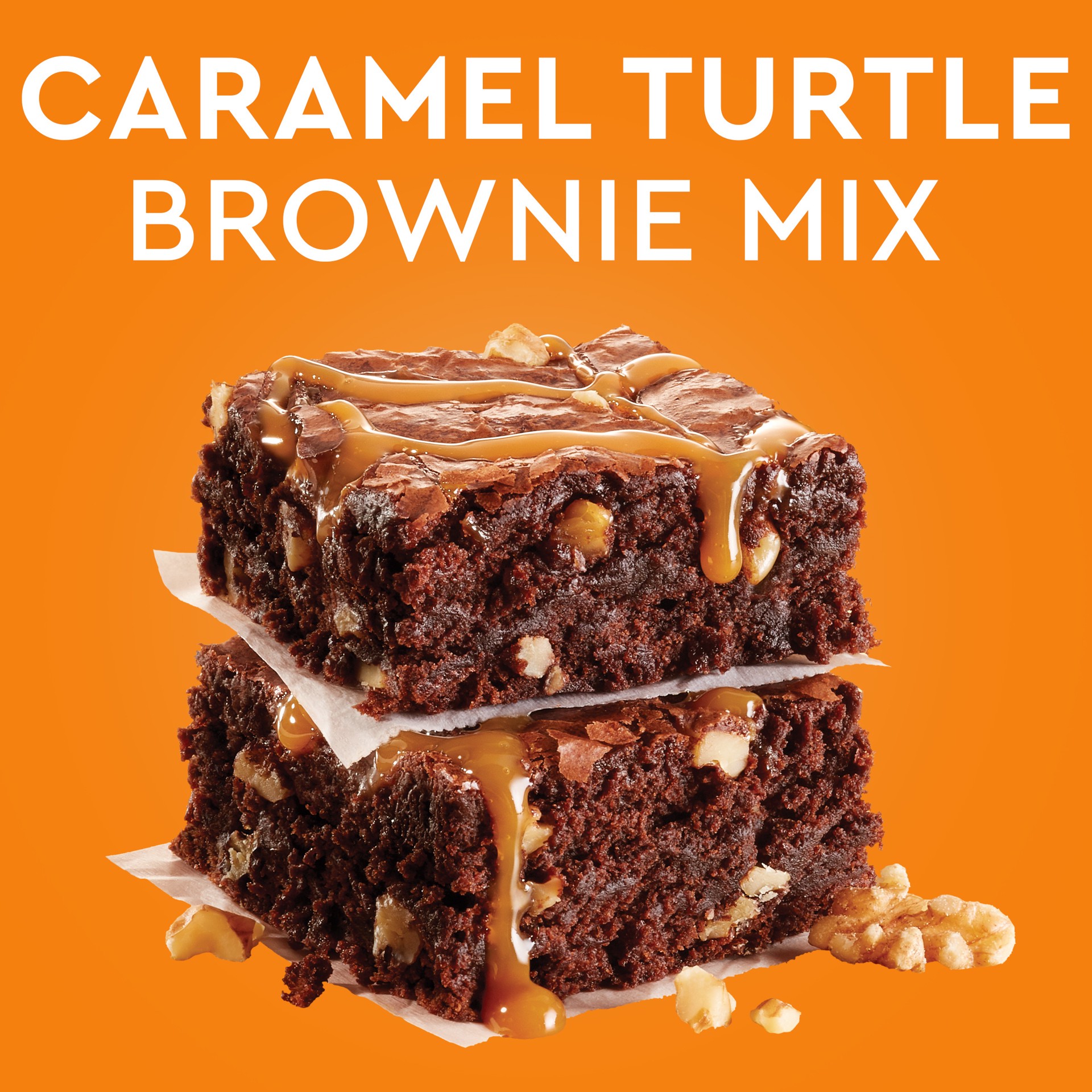 slide 2 of 5, Duncan Hines Signature Caramel Turtle Brownie Mix 16.7 oz, 16.7 oz