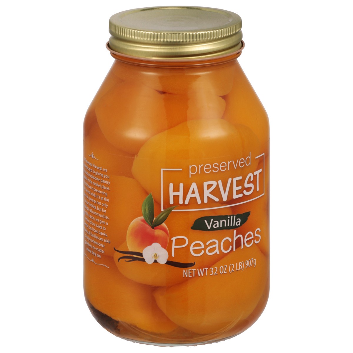slide 8 of 9, Preserved Harvest Peaches Vanilla, 32 oz