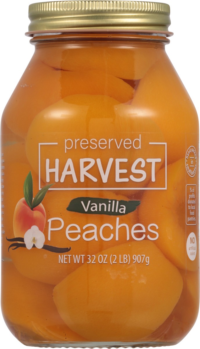 slide 3 of 9, Preserved Harvest Peaches Vanilla, 32 oz