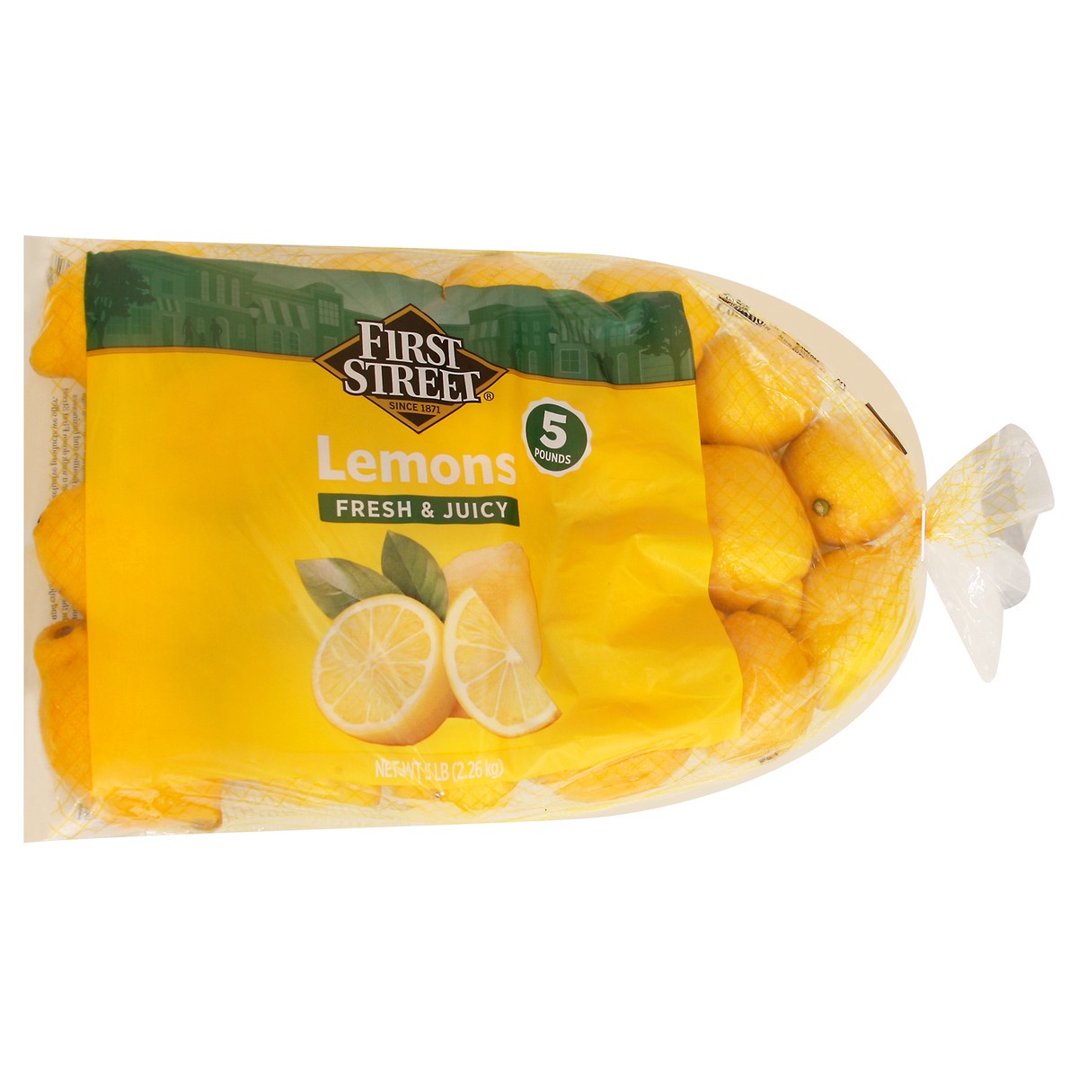 slide 4 of 4, First Street Lemons, 5 lb