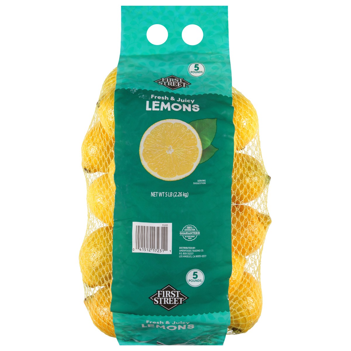 slide 1 of 4, First Street Lemons, 5 lb