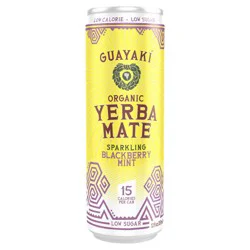 Guayaki Organic Sparkling Berrymint Bliss Yerba Mate 12 fl oz