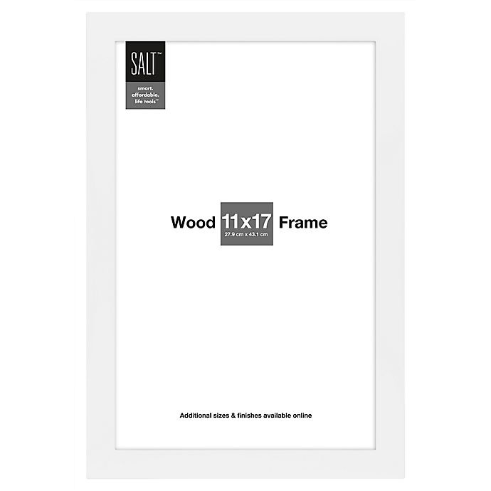 slide 1 of 2, SALT Wall Frame - White, 11 in x 17 in