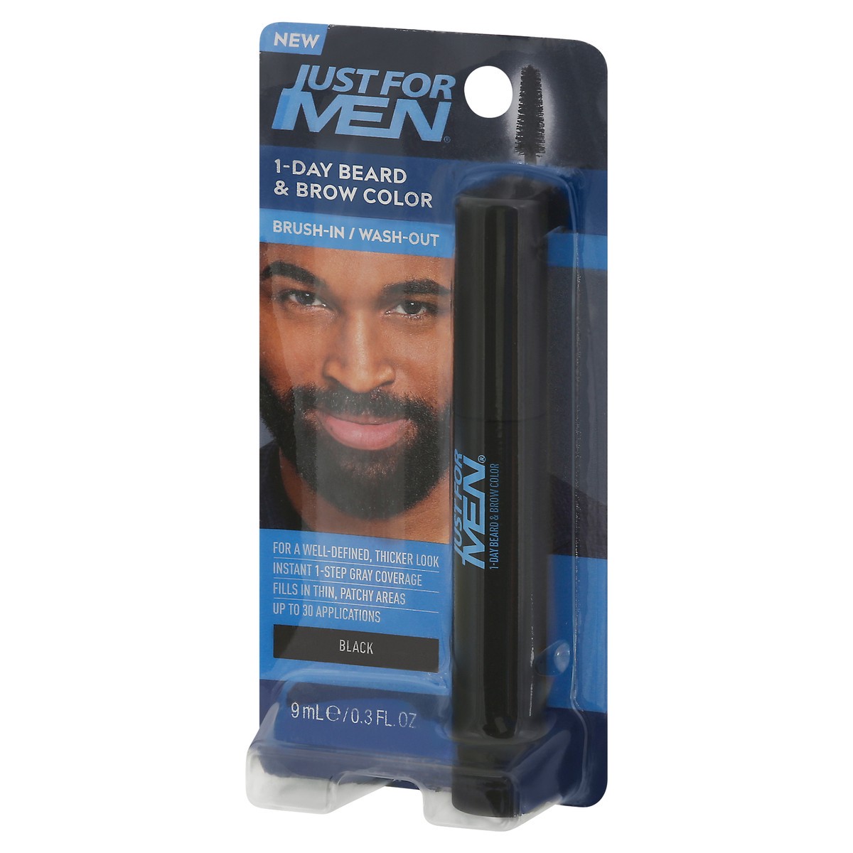 slide 8 of 9, Just for Men 1-Day Beard & Brow Gray Coverage Color, 0.3 fl oz
