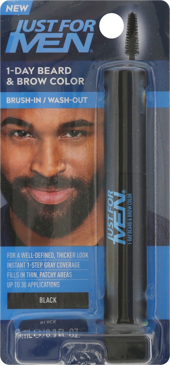 slide 7 of 9, Just for Men 1-Day Beard & Brow Gray Coverage Color, 0.3 fl oz