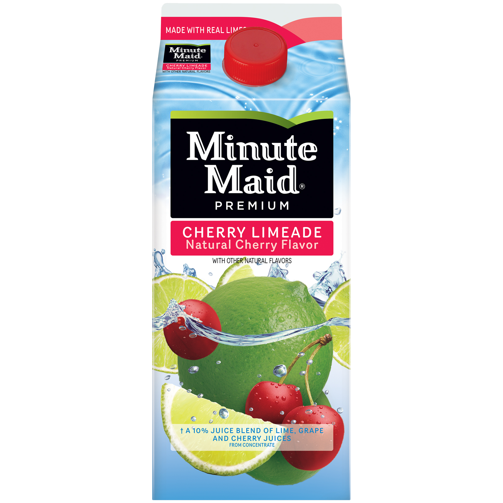 slide 1 of 1, Minute Maid Cherry Limeade Juice Carton- 59 fl oz, 59 fl oz