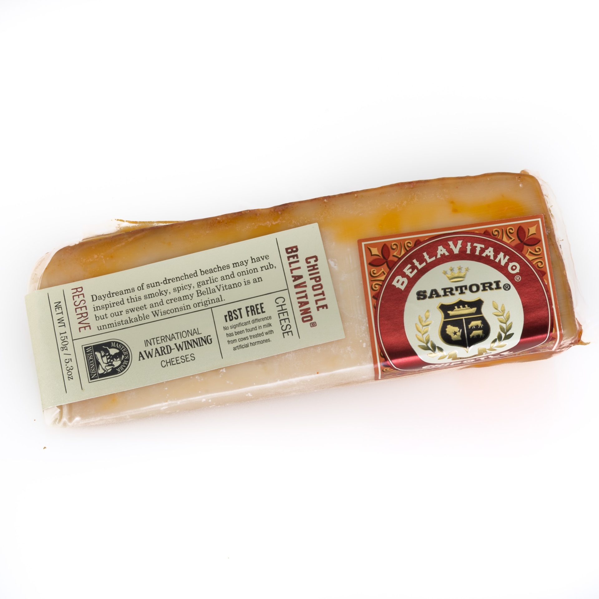 slide 1 of 1, Sartori BellaVitano Chipotle Cheese Wedge, 5.3 oz