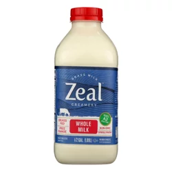 Zeal Creamery Grass Fed Whole Milk