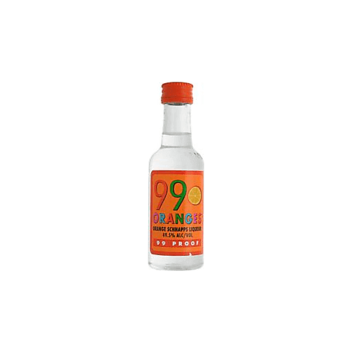 slide 1 of 1, 99 Brand Orange Schnapps, 50 ml