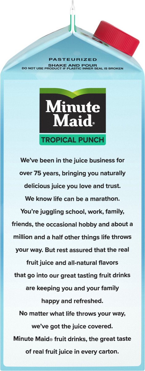 slide 5 of 7, Minute Maid Tropical Punch Carton, 59 fl oz, 59 oz