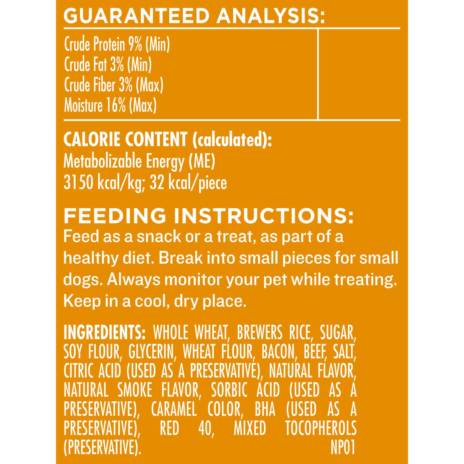 slide 4 of 8, Milk-Bone Dog Treat, Bacon & Beef, 10 oz