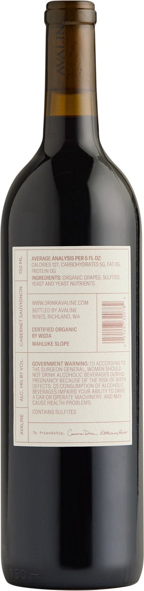 slide 6 of 8, Avaline Cabernet Sauvignon Wine 750 ml, 750 ml