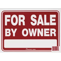 Helping Hand For Sale By Owner Sign